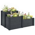 thumbnail image 1 of Outsunny Vinyl Raised Garden Bed Kit, 3-Tier Elevated Garden Box, 1 of 9