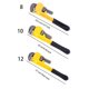 thumbnail image 3 of Speravity Llave inglesa Llaves de plomería Pinzas para tubos Alicates de sujeción Universal Ajustable Alto rendimiento Llave de aplicación amplia Herramientas y ferretería Amarillo 10 pulgadas Speravity TO012029-02, 3 of 6