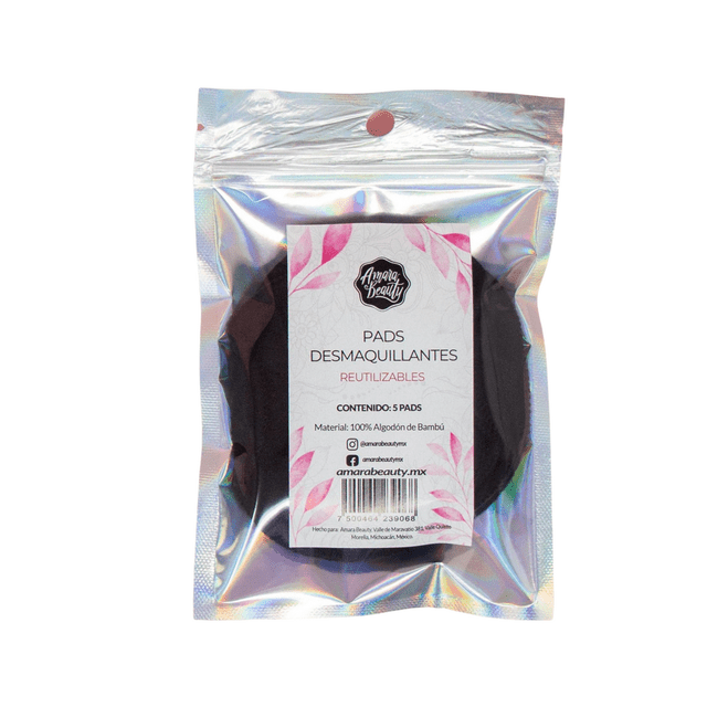 Pads Desmaquillantes Reutilizables 100% algodón de bambú AMR Beauty AMR Beauty Desmaquillante