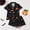 Orange and black, variant on Halloween Pajamas Halloween Graphic Short Sleeve Pajamas for Women Set
