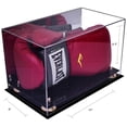 thumbnail image 2 of Deluxe Acrylic Single or Double Boxing Glove Display Case with Gold Risers and Mirror (A011-GR), 2 of 11