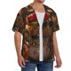 thumbnail image 2 of Balery Hip-Hop Guinea Pig. Camisa Casual de Manga Corta con Botones para Hombre, Texturizada, Estilo Cubano, para Playa, Verano-XX-Large, 2 of 5