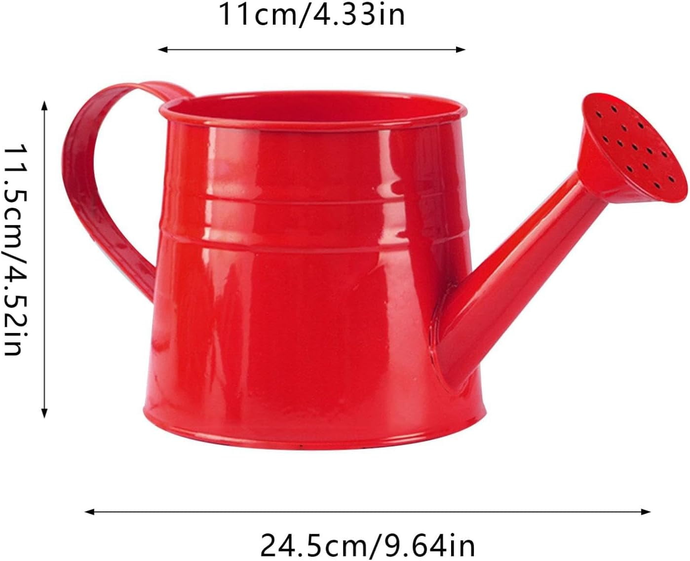 Watering Can Gardening Tool Accessories, Sprinkling Can 1L Metal Flower Garden Watering Can for Outdoor Indoor Plants Lawn Garden