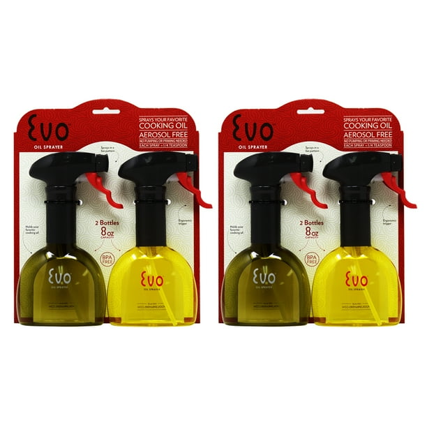 Evo Oil Sprayer Green/Yellow NonAerosol for Olive Oil and Cooking Oils