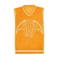 thumbnail image 1 of Okbabeha Women’s V Neck Sleeveless Animal Pattern Loose Knit Sweater Vest, 1 of 2
