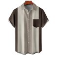 thumbnail image 5 of XDZJLR Men Shirts Casual Printed Short Sleeve Button Down Beach Fashion Casual Tops, 5 of 5