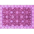 thumbnail image 1 of Ahgly Company Indoor Rectangle Oriental Purple Traditional Area Rugs, 7' x 10', 1 of 4
