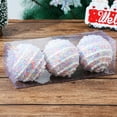 thumbnail image 2 of Luoshdecor 3 Pcs Candy Christmas Ball Ornaments, Pastel Macaron Christmas Tree Ball Ornament Set Shatterproof Plastic Hanging Decor for Xmas New Year Birthday Party, 2 of 7