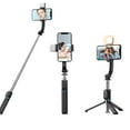 thumbnail image 1 of EGNMCR Portable 42 Inch Removable Aluminum Alloy Selfie Stick Phone Tripod With Wireless Remote Shutter Android&IOS Smartphone tripod self timer, 1 of 9