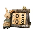 thumbnail image 2 of FAMTKT Easter Tabletop Reused Calendar Crafts Desktop Decoration Wooden Ornaments Building Block Calendar,Home Decor Collection, 2 of 6