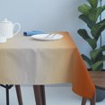 thumbnail image 4 of Grey Burnt Orange Ombre Table Cloth Waterproof Tablecloths, Modern Abstract Art Gradient Tablecloth Dining Table Cover for Kitchen Party Tabletop Outdoor, Rectangle Tablecloth 54x108 Inch, 4 of 9