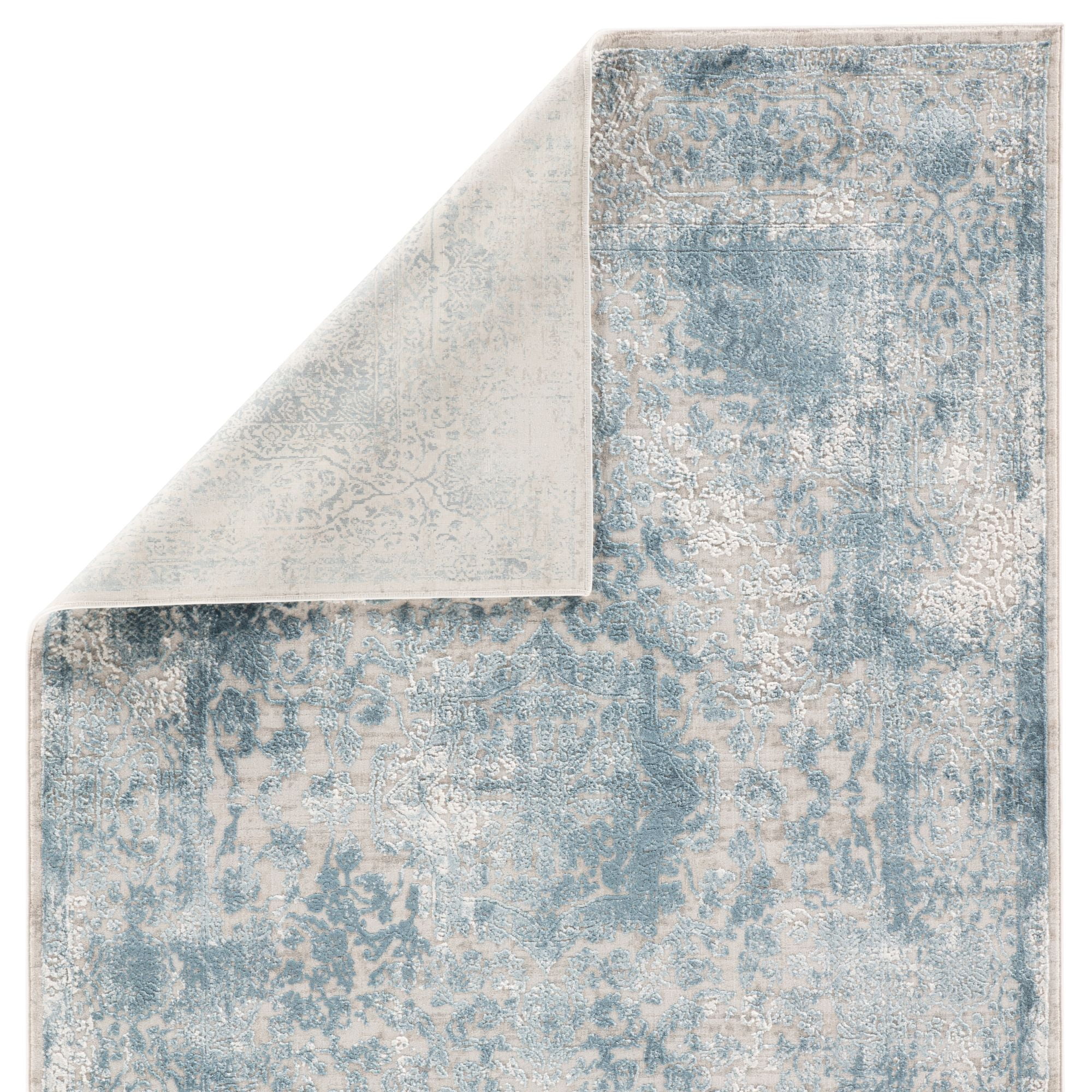 Vibe By Jaipur Living Elva Indoor/ Outdoor Oriental Tan/ Blue Area Rug  (5'X7'3)