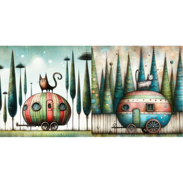 Kit Pintura Por Números Sobre Lienzo Arte Al Óleo Artesanal Imagen Gato Pared Del 30x30cm