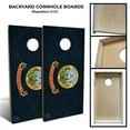 thumbnail image 2 of Slick Woody's Backyard Idaho State Flag Cornhole Board Set in Blue/Gold, 2 of 2