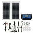 thumbnail image 1 of Panel de batería solar, kit de panel solar Panel solar IP65 Panel solar monocristalino compacto y ligero, 1 of 8