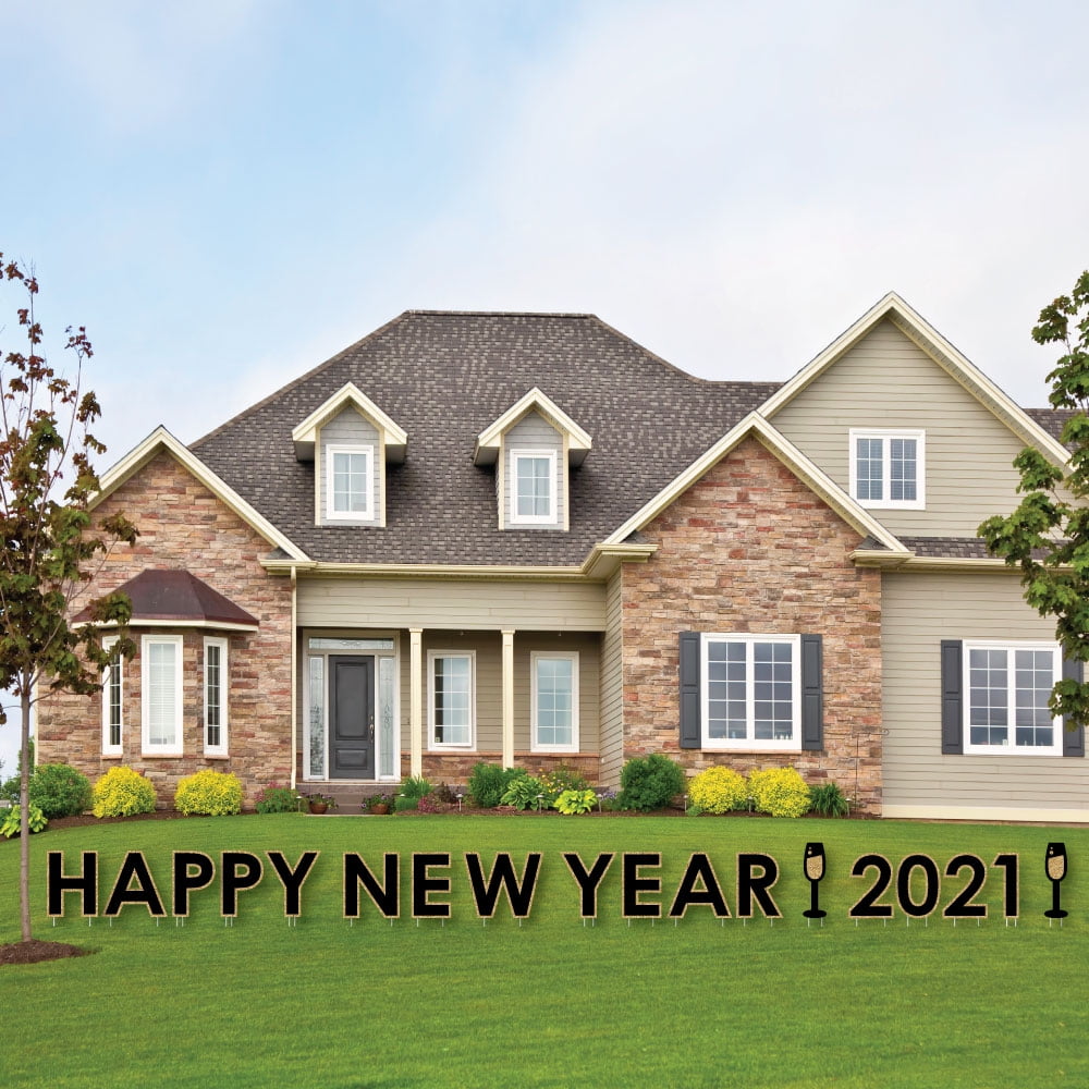 Happy New Year Real Estate 2021 : 2021 Happy New Year With House Model