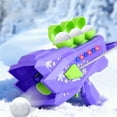 thumbnail image 5 of Winter Outdoor Snowball Maker Toys with Snowball Launcher, Two Snow Globe Chambers, Allowing Shooting Action, Snow Molds Snow Toys with Winter, 5 of 6