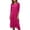 RD3, variant on Women’s Elegant Knit Midi Dress with Crew Neck and 3/4 Sleeves, Soft Solid Stretch Fabric for Casual Wear, Loose Fit Comfortable Outfit for Spring, Summer, and Holiday Events
