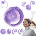 thumbnail image 2 of TWS Bluetooth 5.3 Earphones,Wireless Bluetooth Earphone,Purple, 2 of 5
