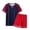 Navy, variant on Little Boys Pocket Tee Set 2 Piece Soft Cotton T-Shirt & Athletic Shorts Summer Active Wear(Watermelon Red,7-8 Years)