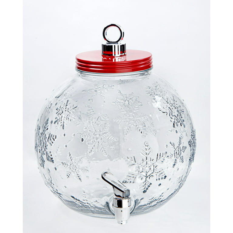 This $20 Ornament-Shaped Glass Drink Dispenser Has Holiday Lovers Running  to Big Lots - Dengarden News