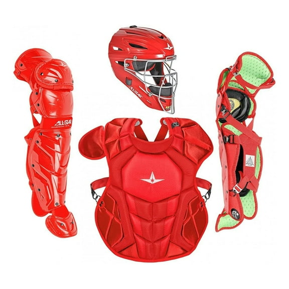 All-Star Sports S7 Axis Ages 12-16 Baseball Catcher Chest Protector, Scarlet