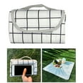 thumbnail image 3 of Manta de Picnic libre, Alfombra de Picnic plegable impermeable de 79x79 "manta de prueba de arena para Camping, parque, playa, -, 3 of 8