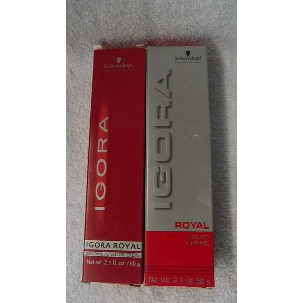 Schwarzkopf Igora Royal Colorist S Color Creme Tube 4 65 Medium Auburn Gold Brown Professional Hair Care Products By Plush Hair Walmart Com