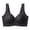 Black, variant on Squevariel Women Push Up Bra Solid Color Lightweight Bra Wireless Wide Strap Breathable Everyday Bra