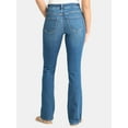 thumbnail image 3 of Time and Tru Women's Mid Rise Bootcut Jeans, Available in 30", 32", 34" Inseams, Sizes 0-20, 3 of 5