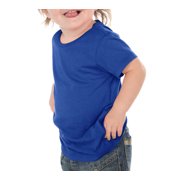 Kavio! Unisex Infants Crew Neck Short Sleeve Tee (Same IJP0493) Cobalt Blue 18M