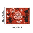 thumbnail image 2 of Paillasson d'Halloween Effrayant Tapis Non d'Entrée pour Porte d'Entrée Intérieur Extérieur Tapis de Bienvenue Durable Tapis en Polyester Couverture de Noël à Travers Couverture Jetée en Polyester Tapis Shag Couverture 8x10 avec Poche pour les Pieds pour, 2 of 3