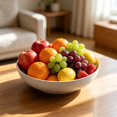 thumbnail image 6 of Deep Dinner Plates, 5.9"×1.4" Lightweight Dinner Dish, Round Serving Plates, Shallow Dinner Bowls, Plastic Plates Microwave and Dishwasher Safe, Multipurpose Plates for Daily Use, Beige, 6 of 7