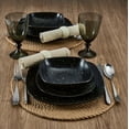 thumbnail image 5 of Pfaltzgraff Stella 12-piece Stoneware Square Dinnerware Set in Black Speckle Glaze, 5 of 11