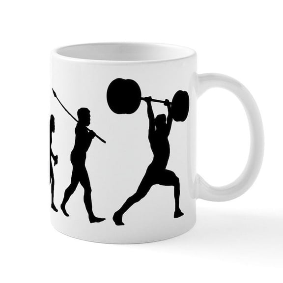 CafePress - Weightlifter Mug - 11 oz Ceramic Mug - Novelty Coffee Tea Cup