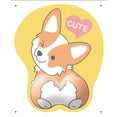 thumbnail image 1 of Alfombrilla de ratón ergonómica con soporte para muñeca, respaldo antideslizante Corgi Anime Cute Gel Mouse Pad reposamuñecas, fácil escritura y alivio del dolor para juegos, oficina, computadora, 1 of 5