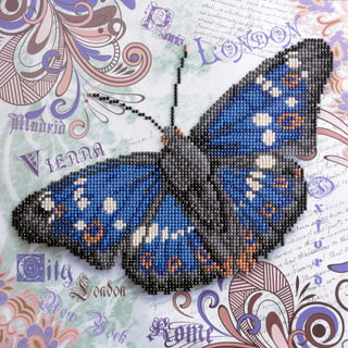 Sparkling Butterfly Diamond Bead Art – Best Diamond Paintings