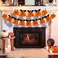 thumbnail image 6 of ZFYXGS Halloween Flag Pulling Decoration Halloween Party Decorations Halloween Birthday Party Supplies With Halloween Banner Porch Sign String Flag Fringe Paper, 6 of 6