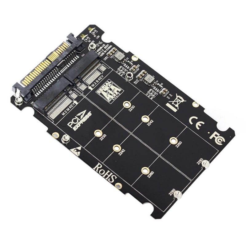 2 in 1 M.2 NVMe Key B/M NGFF SSD to PCI-e U.2 SFF-8639 Adapter PCIe M2 Converter 
