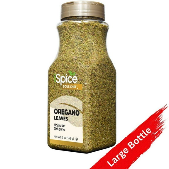 iSpice | Oregano Leaves | 5 oz | Bulk Size | Premium Herbs | Kosher