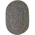 thumbnail image 1 of Rhody Rug SO85R048X072 Sophia 4 x 6 ft. Multicolor Indoor-Outdoor Oval Braided Rug, Graphite Gray, 1 of 1