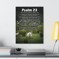 thumbnail image 4 of Scripture Walls Psalm 23 Green Bible Chapter Canvas Christian Wall Art Ready to Hang Unframed, 4 of 18