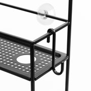 Umbra Cubiko Two Shelf Shower Caddy, Black
