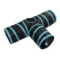 thumbnail image 1 of Billuyoard Túnel plegable para mascotas para interiores y exteriores, túnel de entrenamiento con agujeros para mascotas, juguete para mascotas Juguetes para gatos, 1 of 6