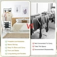 thumbnail image 7 of Adifare Coat Rack,Corner Hall Tree Freestanding Coat Rack with 3 Tier Shoes Rack Storage and 10 Movable Hooks Waterproof Entryway Corner Organizer Coat Rack for Home, 7 of 7