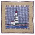 thumbnail image 1 of Patch Magic TPLBBY-RD Phare par Bay&44; Rouge&44; Jeter l'Oreiller 16 x 16 Po., 1 of 1
