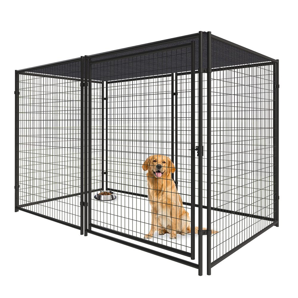 Pet Sentinel Welded Wire Dog Kennel Kit, 120"L x 60"W x 72"H Walmart
