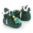 thumbnail image 6 of PINQI Fashion Xmas Boots,Baby Beach Christmas Booties Soft Baby Santa Winter Warm Slippers Snow Boots Crib Shoes for 0-12 Months(Green,3-6 Months), 6 of 7