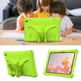 thumbnail image 6 of ChicShell Kids Case for 10.1" Amazon Fire HD 10 Tablet (13th Generation, 2023 Release), Shockproof Case with Rotatable Stand & Shoulder Strap, Heavy Duty Case for Fire Tablet 10 2023, Grassgreen, 6 of 6