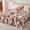 Brown Mix White48"×60", variant on Flannel Comforter, Warm Plush Bedding Comforter, Ideal for Bedroom Rest, Easy to Clean Pink Throw 48"×60"